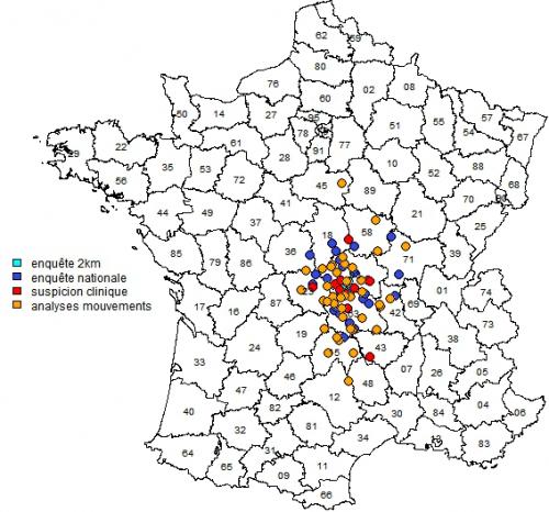 Figure 2: répartition des foyers par motif de découverte