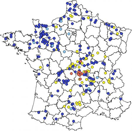 Figure 5 : Résultat de la surveillance programmée au 19 octobre 2015