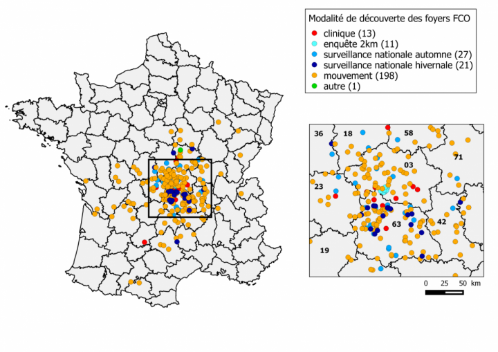 Figure 2: Répartition des foyers par modalité de découverte