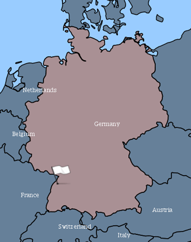 Figure 1. Foyer de FCO-8 déclaré en Allemagne le 13/12/2018 (source: ADNS)