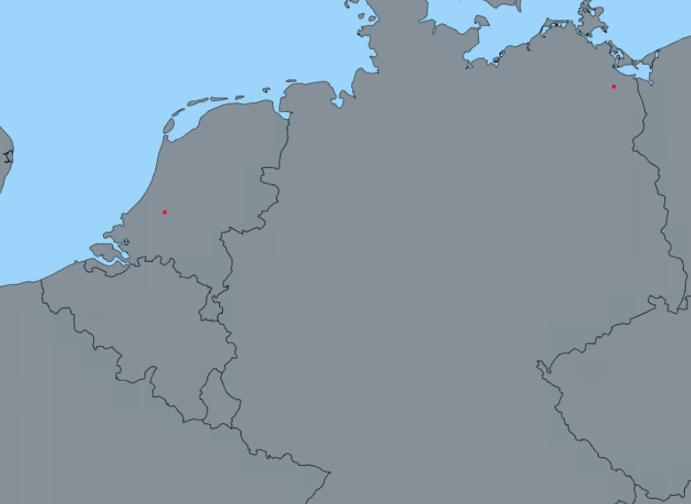 Figure 1 : Foyer d’IAHP H5N8 détecté le 14 novembre aux Pays-Bas (source Wahid)