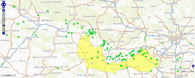 Détail des prélèvements (géolocalisations précises) pour la ZB et la ZO