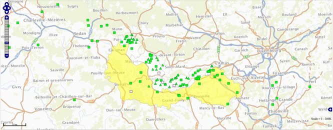 Détail des prélèvements (géolocalisations précises) pour la ZB et la ZO