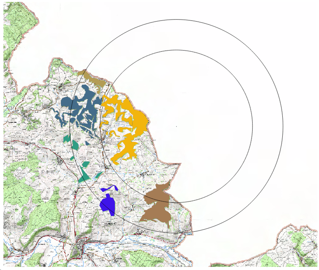 Carte ratissage programmés dans le nord