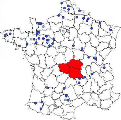 Figure 6 Résultats de la surveillance évènementielle à l’échelle élevage au 1er octobre 2015 