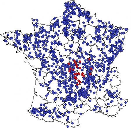 Figure 5 Résultat de la surveillance programmée au 9 octobre 2015