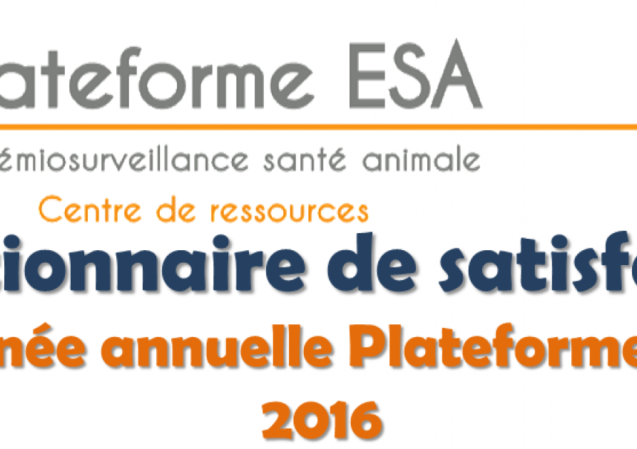 Questionnaire de satisfaction journée Plateforme ESA 2016