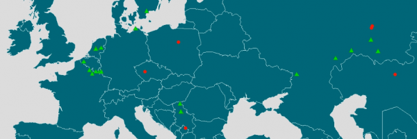 Diffusion de l'influenza aviaire en Europe